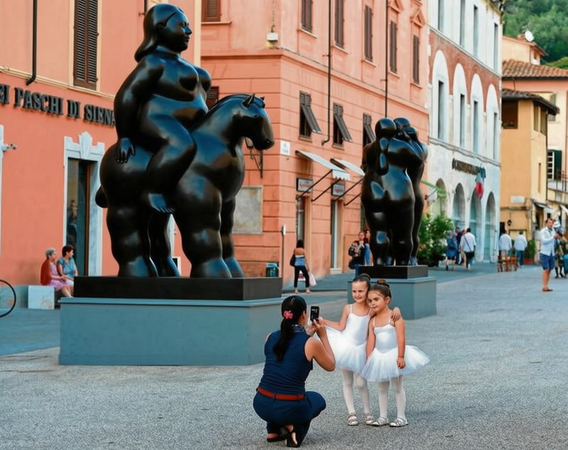 woman on Horse Sculpture-YouFine Sculpture