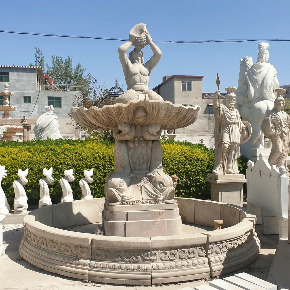 Classic style Bernini Triton Fountain Replica