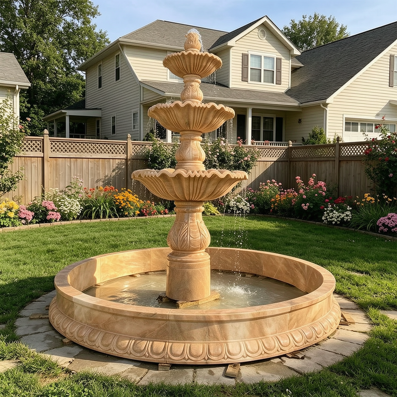 front yard fountains