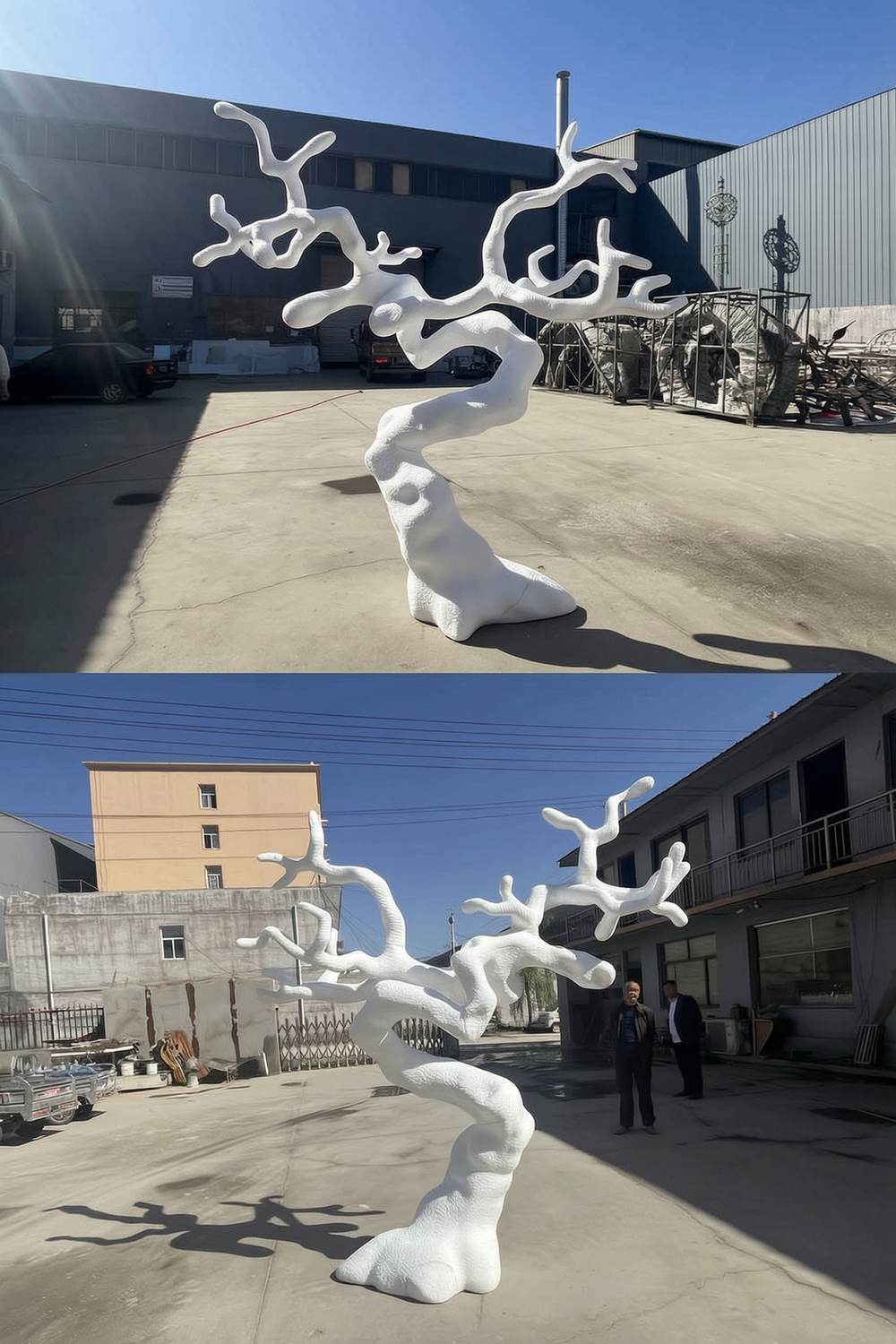 finished model of tree sculpture