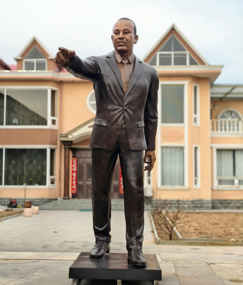 Custom 4-Meter Bronze Presidential Statue