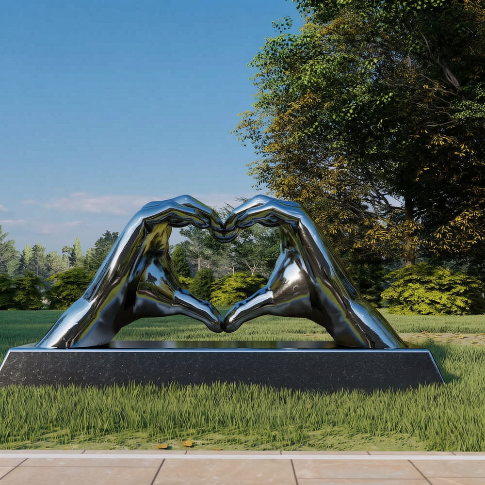 hand love sculpture