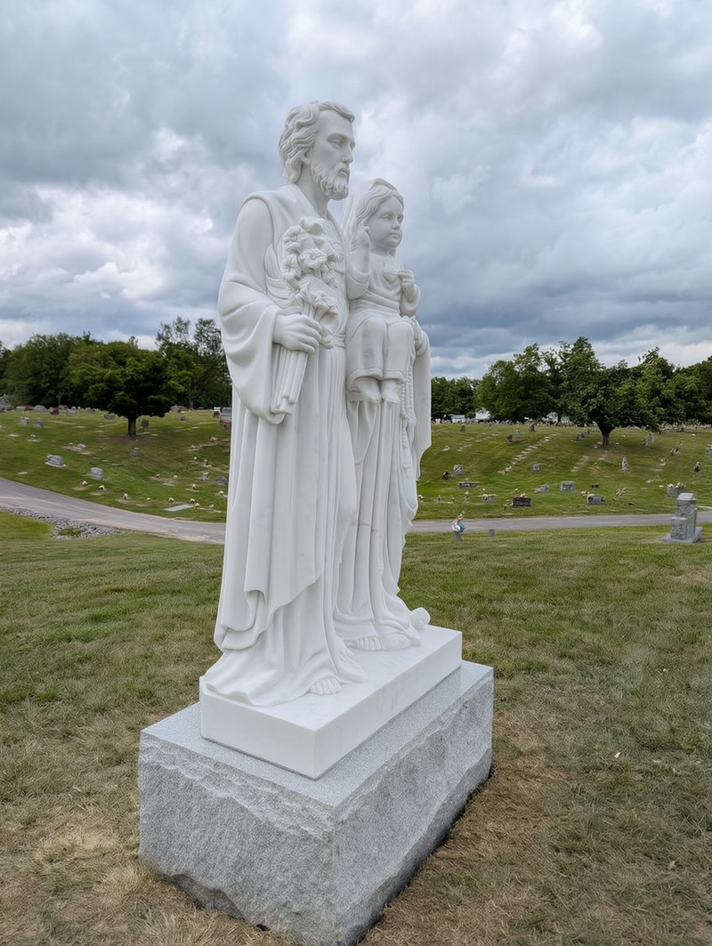 marble holy family statue feedback