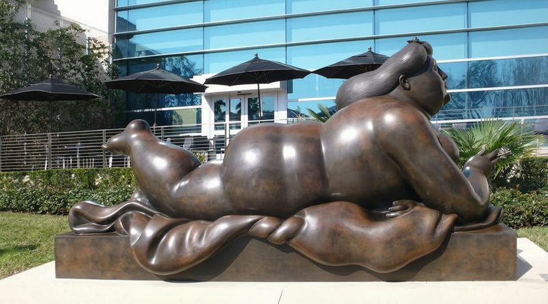 Woman Smoking with Cigarette-YouFine Sculpture