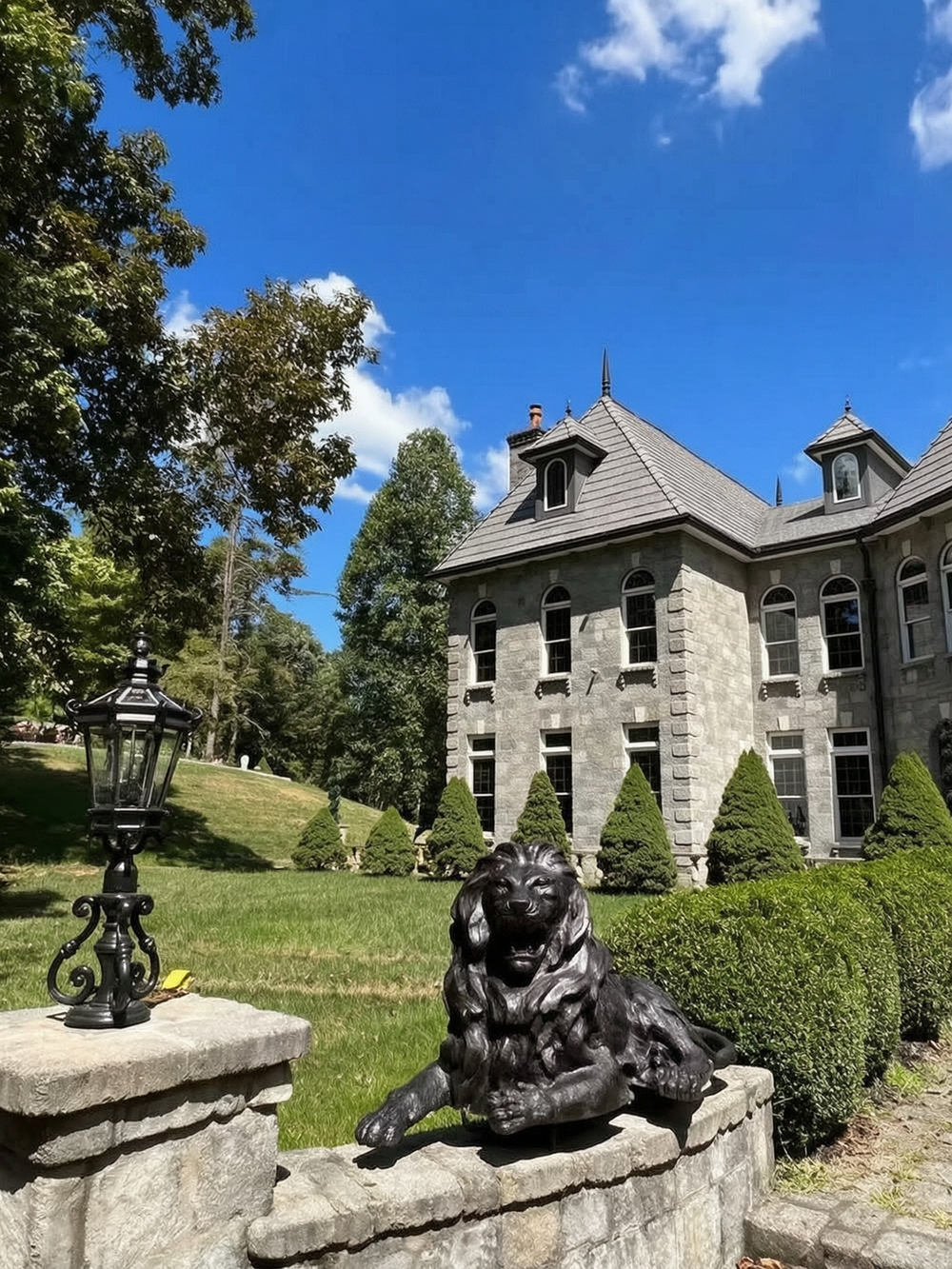 bronze sitting lion statue feedback