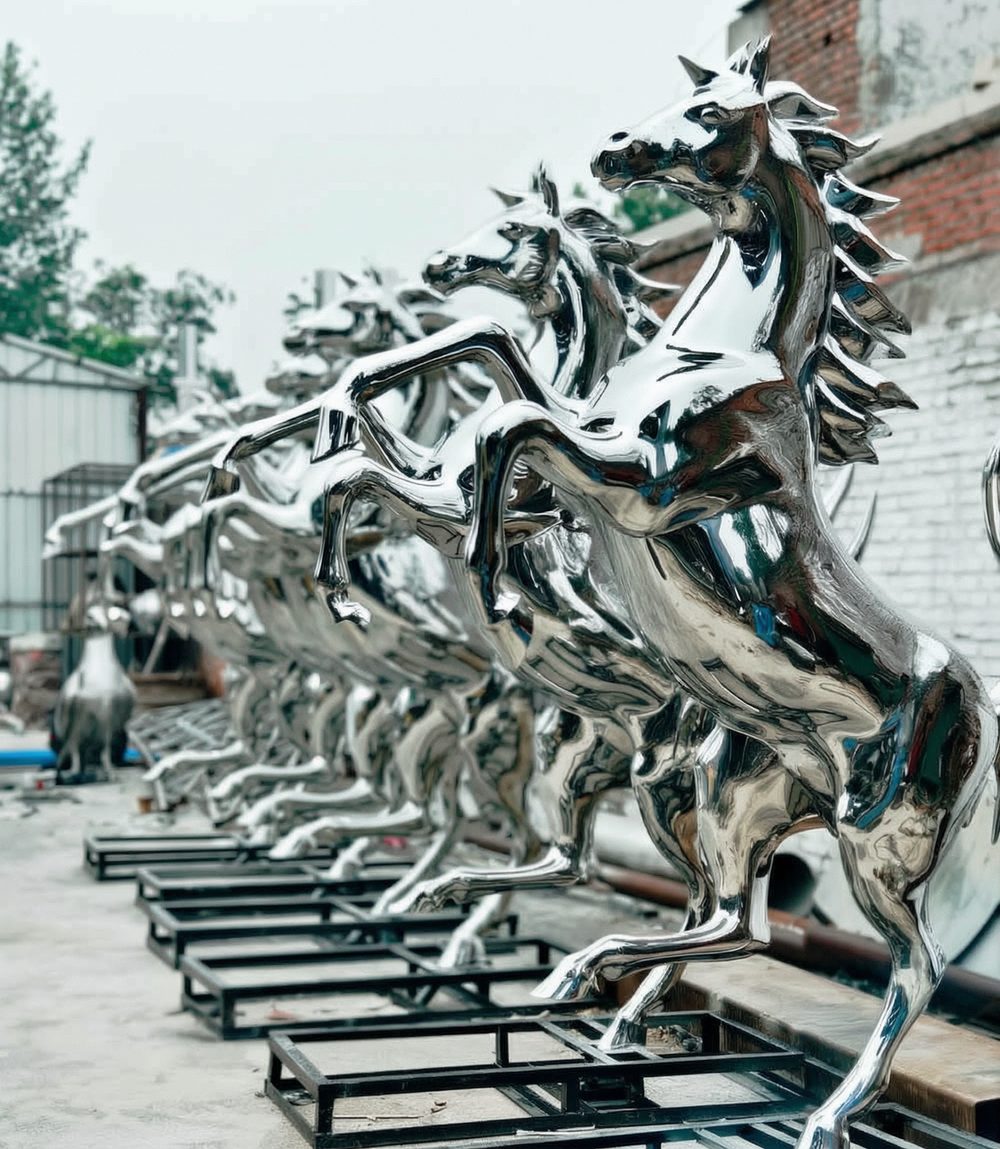 high quality horse sculpture finished at YouFine Factory