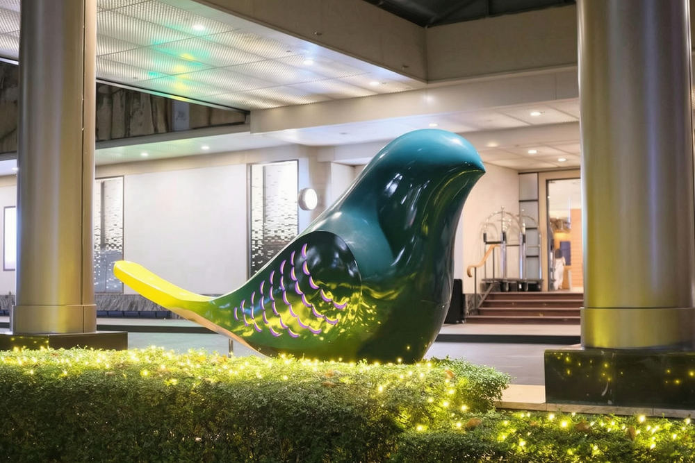 Custom Large Bird Sculpture for Voco Hotel Singapore