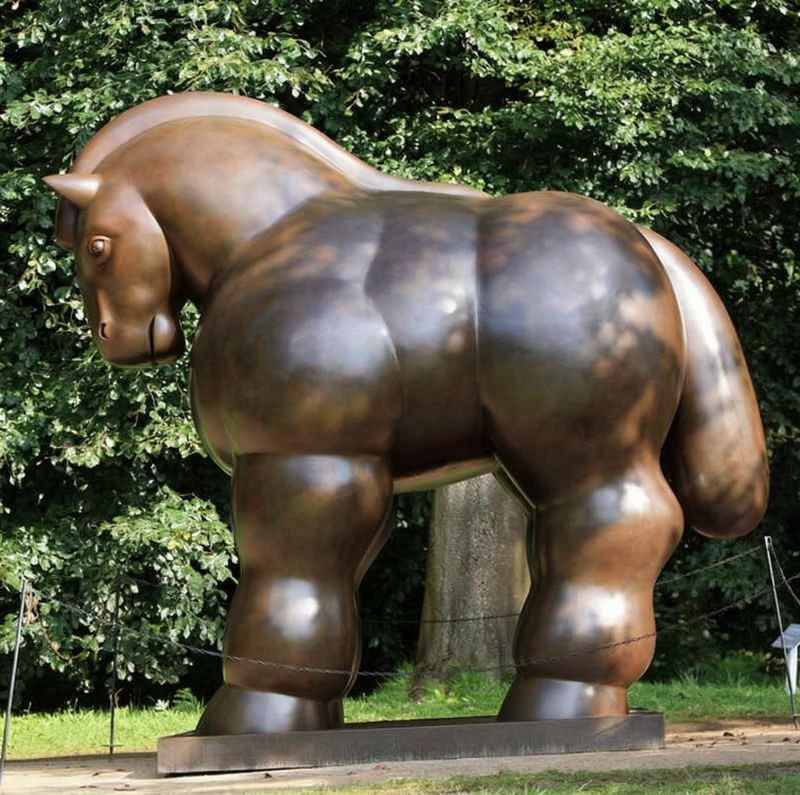 fernando botero fat horse statue-YouFine Sculpture