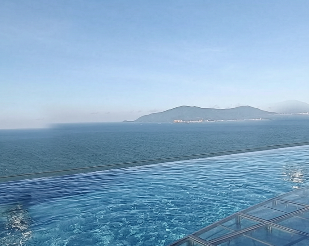 client's swimming pool