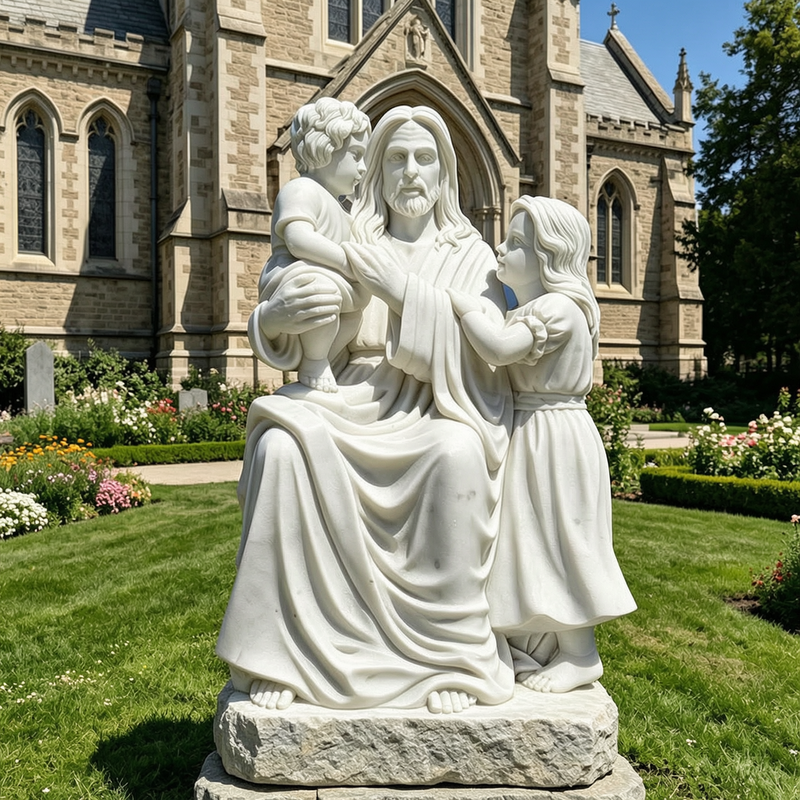 Life Size Jesus with Children Statue for Church CHS-704