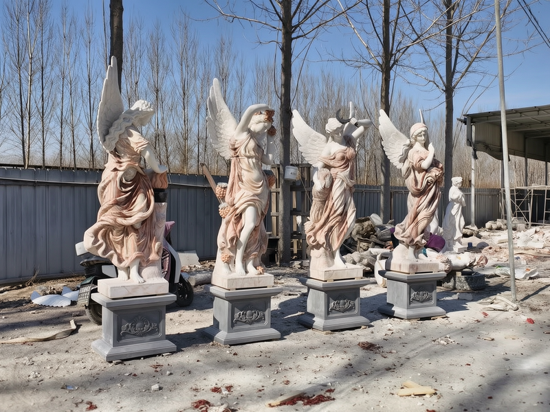 four season angel statues