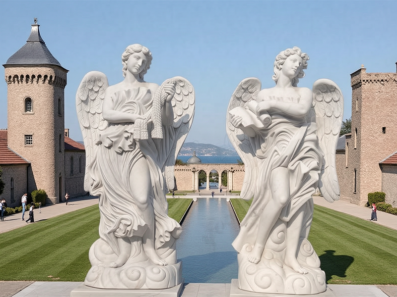Outdoor Marble Sant’angelo Sculpture for Decor