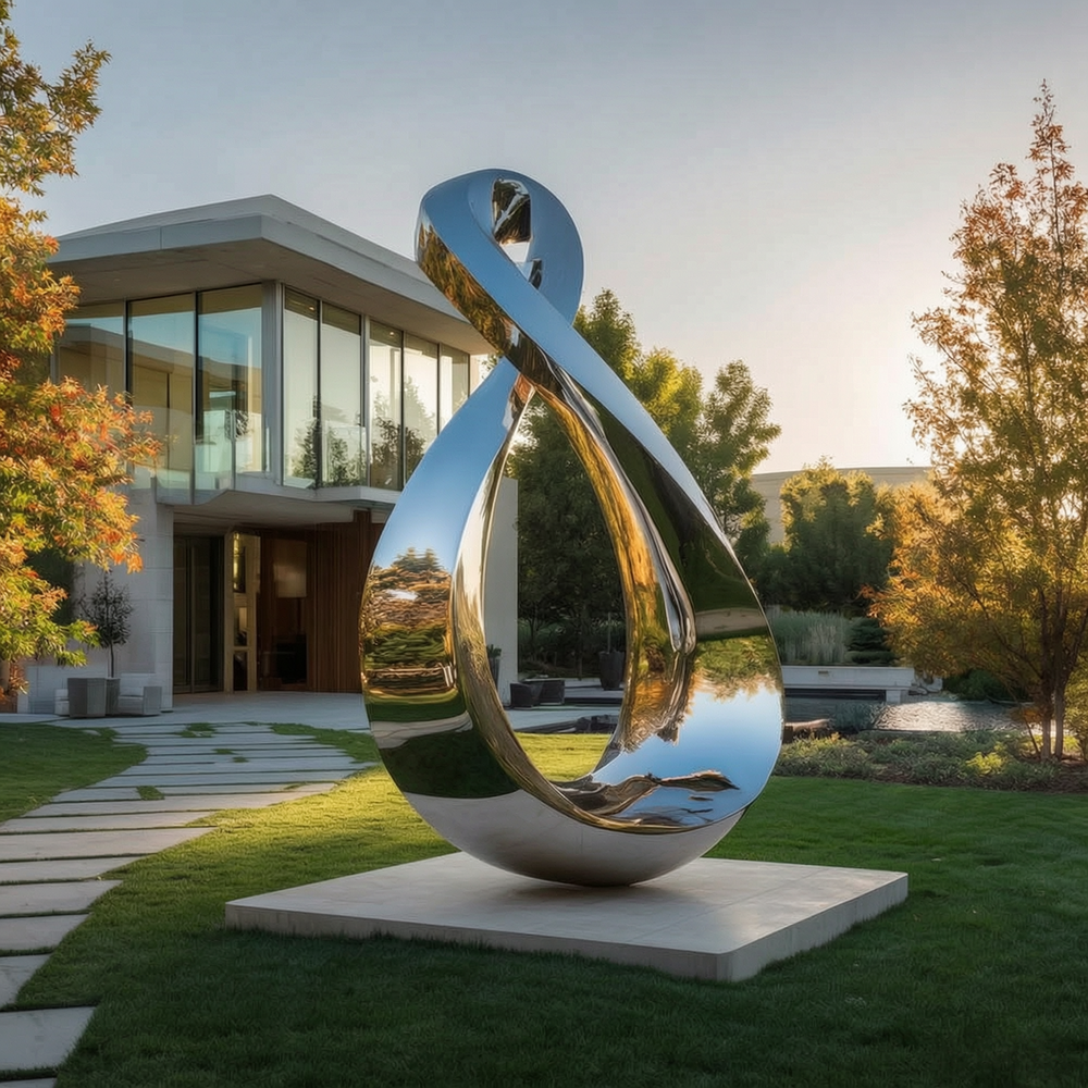 steel loop sculpture