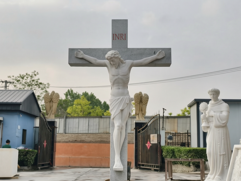 Crosses and Crucifixes with Jesus Statue