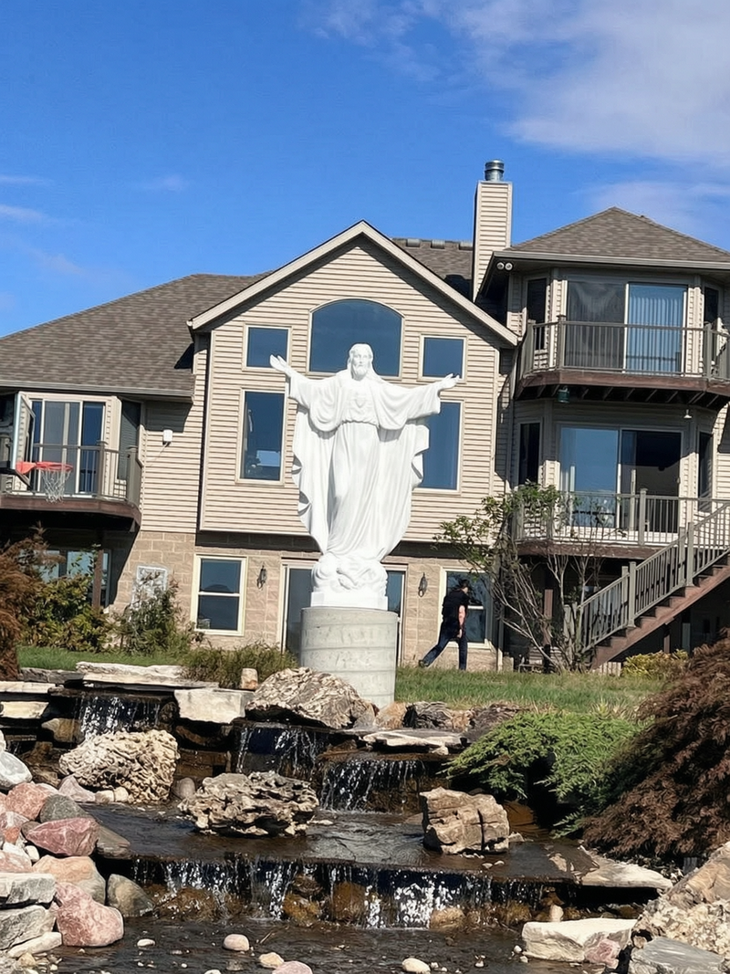 marble jesus statue feedback