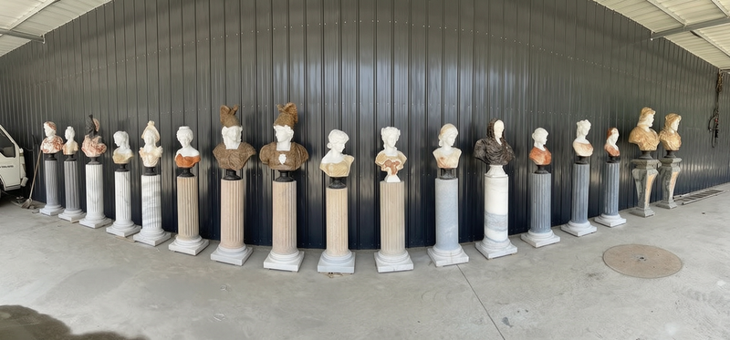 marble bust statues
