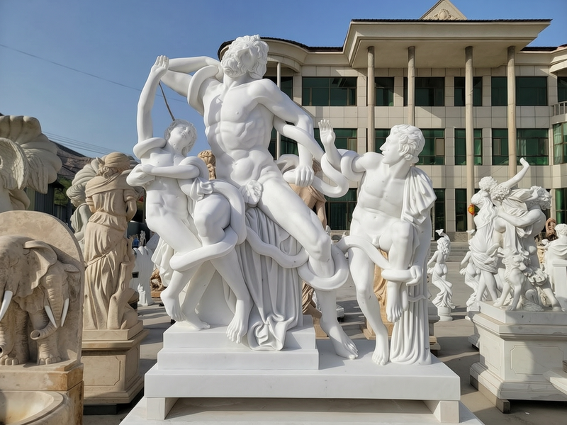 Laocoon and His Sons Sculpture replica