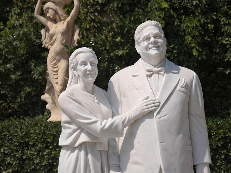 finished statue details
