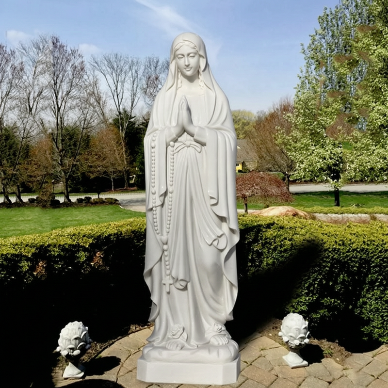 Life Size Virgin Mary Marble Statues