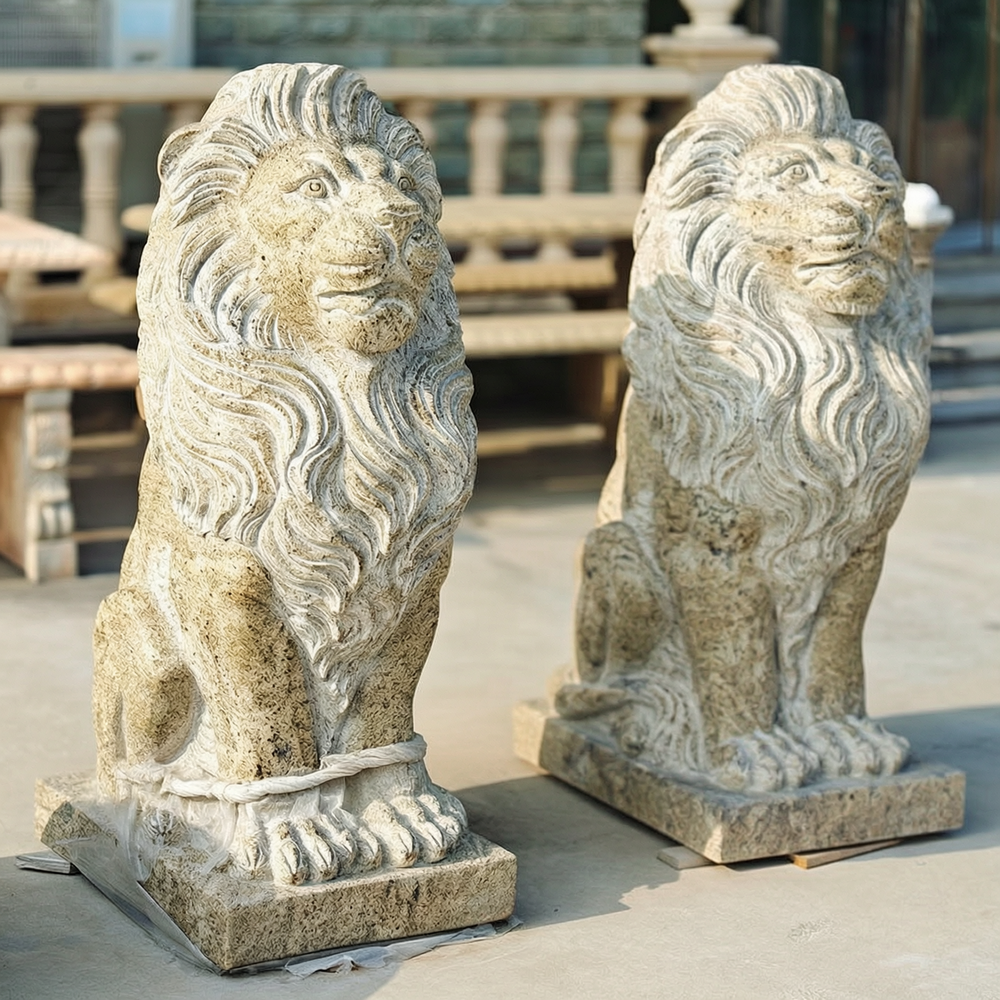 Lion Sculptures for home entrance